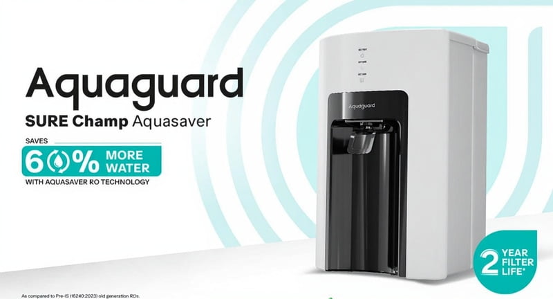 Aquaguard Sure Champ RO+UV AS 2X